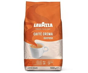 Lavazza Caffe Crema Gustoso kafijas pupiņas, 1 kg cena un informācija | Kafija, kakao | 220.lv