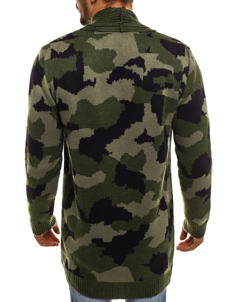Zaļa/kamuflāžas vīriešu jaka "Medrock" cena un informācija | Vīriešu džemperi | 220.lv