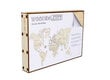 Koka Wooden city pasaules karte, XL izmērs цена и информация | Pasaules kartes | 220.lv