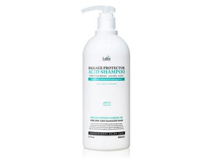Шампунь для завитых и окрашенных волос La'dor Damaged Protector Acid shampoo pH 4.5 900мл цена и информация | Шампуни | 220.lv