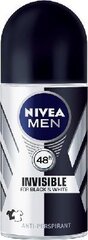 Rullīšu dezodorants vīriešiem NIVEA Men B&W Power, 50 ml цена и информация | Дезодоранты | 220.lv