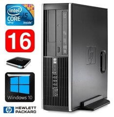 HP 8100 Elite SFF i5-650 16GB 1TB DVD WIN10 cena un informācija | Stacionārie datori | 220.lv