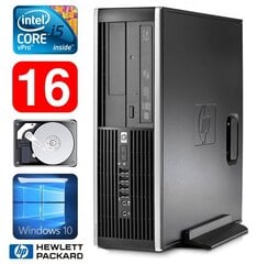 HP 8100 Elite SFF i5-650 16GB 250GB DVD WIN10 цена и информация | Стационарные компьютеры | 220.lv