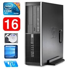 HP 8100 Elite SFF i5-650 16GB 2TB DVD WIN10 цена и информация | Стационарные компьютеры | 220.lv