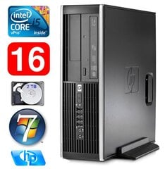 HP 8100 Elite SFF i5-650 16GB 2TB DVD WIN7Pro cena un informācija | Stacionārie datori | 220.lv