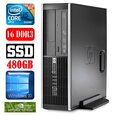 HP 8100 Elite SFF i5-650 16GB 480SSD GT1030 2GB DVD WIN10