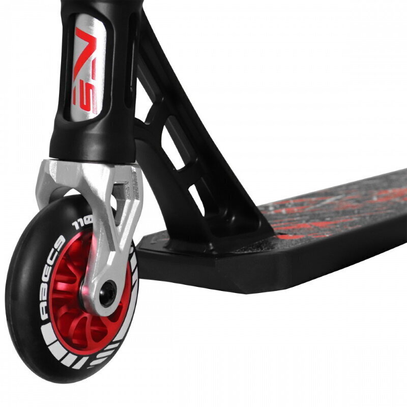 SportVida Professional Stunt X-Pro Triku Skrejritenis ar tapām 110mm riteņi ABEC-9 gultņi 84cm stūre Melns cena un informācija | Skrejriteņi | 220.lv