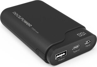 Realpower PB-7500C, 7500 мАч цена и информация | Зарядные устройства Power bank | 220.lv