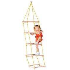Woody 90129 Koka Virves kāpšanas tonis (40x40cm) (195cm) bērniem no 3+ gadiem (maks. 60kg) cena un informācija | Bērnu rotaļu laukumi, mājiņas | 220.lv