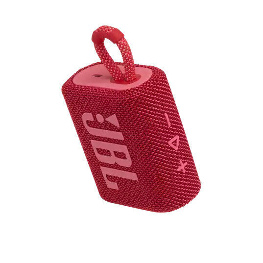 JBL Go 3 JBLGO3RED цена и информация | Skaļruņi | 220.lv