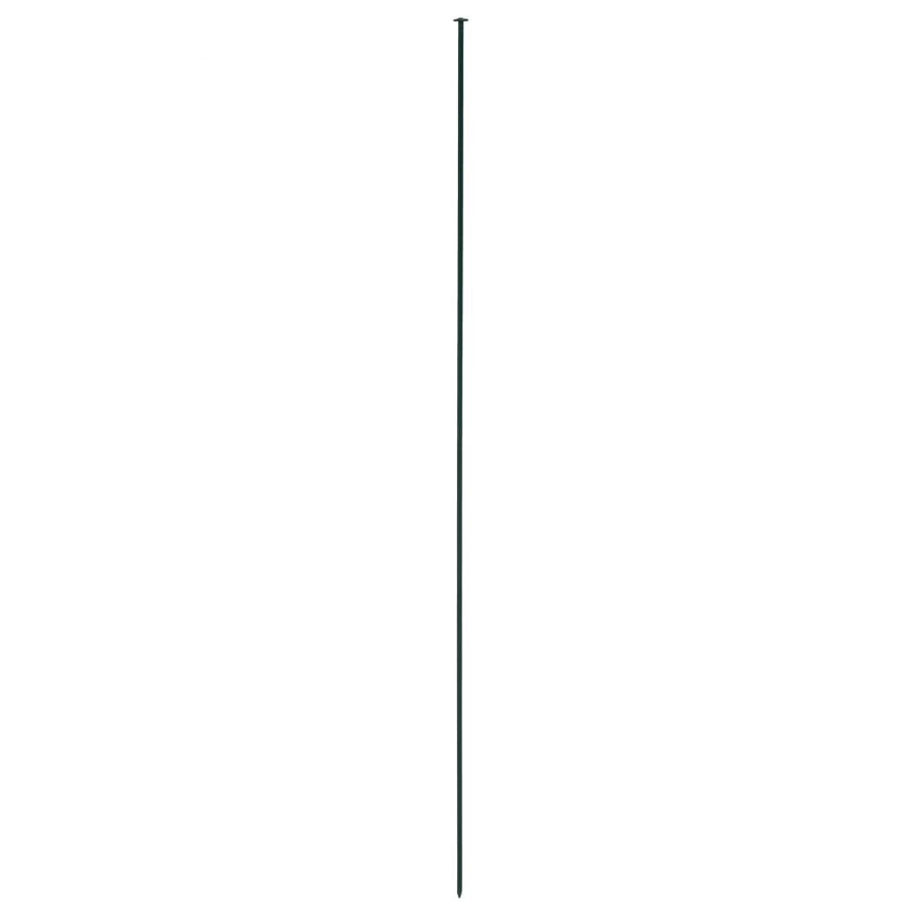 vidaXL dīķa žoga komplekts, zaļš, 77,5x64 cm, arkveida cena un informācija | Žogi un piederumi | 220.lv