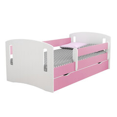 Детская кровать Selsey Mirret, 80x140 см, розовая цена и информация | Детские кровати | 220.lv