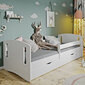Bērnu gulta Selsey Mirret, 80x180 cm, balta cena un informācija | Bērnu gultas | 220.lv