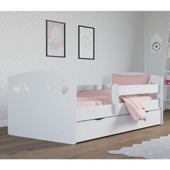 Детская кровать Selsey Derata, 80x140 см, белая цена и информация | Детские кровати | 220.lv