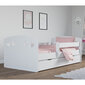 Bērnu gulta Selsey Derata, 80x140 cm, balta cena un informācija | Bērnu gultas | 220.lv