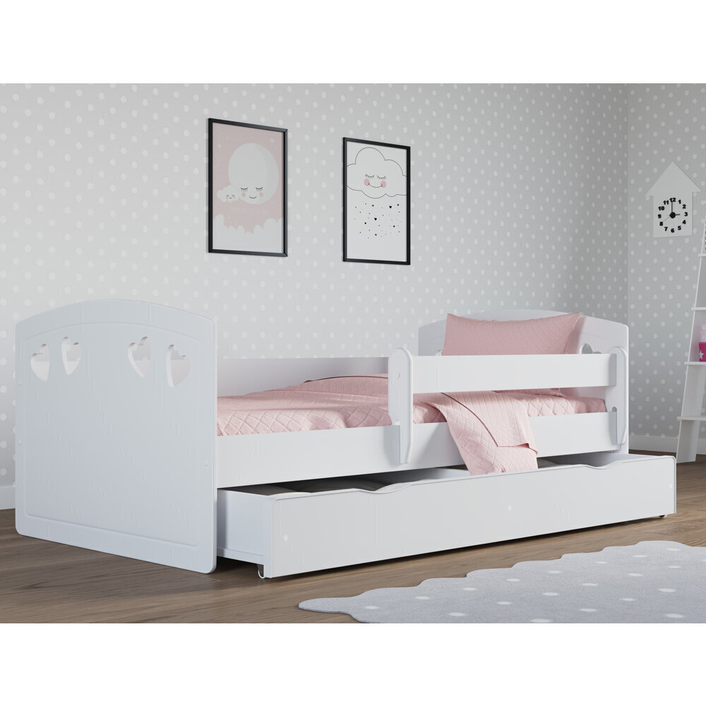 Bērnu gulta Selsey Derata, 80x140 cm, balta cena un informācija | Bērnu gultas | 220.lv