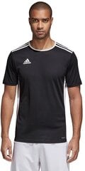 T-krekls vīriešiem Adidas, melns cena un informācija | Futbola formas un citas preces | 220.lv