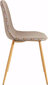 2-u krēslu komplekts Notio Living Canton, gaiši brūns cena un informācija | Virtuves un ēdamistabas krēsli | 220.lv