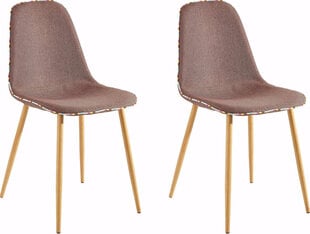 Комплект из 2-х стульев Notio Living Canton, коричневый цена и информация | Стулья для кухни и столовой | 220.lv