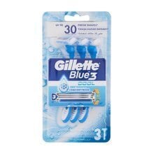 Vienreizlietojami skuvekļi vīriešiem Gillette Blue 3 Cool, 3 gab. cena un informācija | Skūšanās piederumi, kosmētika | 220.lv