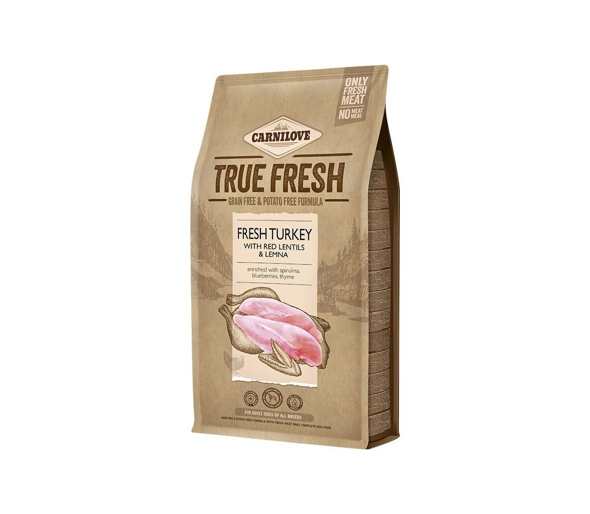 Carnilove True Fresh Ar Tītaru, Visu Šķirņu Pieaugušiem Suņiem, 11.4 Kg цена и информация | Sausā barība suņiem | 220.lv