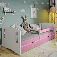 Детская кровать Selsey Mirret, 80x180 см, розовая цена и информация | Детские кровати | 220.lv