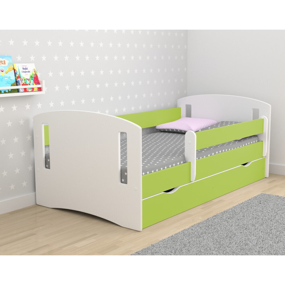 Bērnu gulta Selsey Mirret, 80x180 cm, zaļa cena un informācija | Bērnu gultas | 220.lv