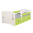 Детская кровать Selsey Mirret, 80x180 см, зеленая