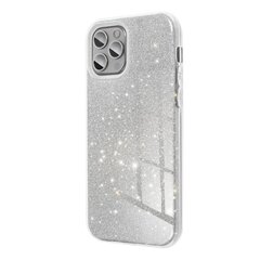 Чехол Shining для Samsung Galaxy A12, серебряный цена и информация | Чехлы для телефонов | 220.lv
