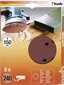 Slīpēšanas disks Quck stick Kokam un metālam, Alumīnija oksīds, Ø 150 mm P-240 цена и информация | Slīpmašīnas | 220.lv