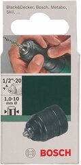 Bezatslēgas satvērējs Bosch 1-10 mm 1/2 collas cena un informācija | Rokas instrumenti | 220.lv