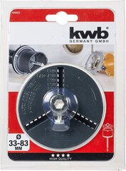 Монтажная пластина kwb 33 - 38 мм цена и информация | Механические инструменты | 220.lv