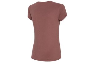 Sporta krekls sievietēm 4F H4L21-TSD034-60S, sarkans cena un informācija | Sporta apģērbs sievietēm | 220.lv