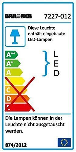 Iebūvējama LED lampa “Briloner” 5 W, balta cena un informācija | Iebūvējamās lampas, LED paneļi | 220.lv