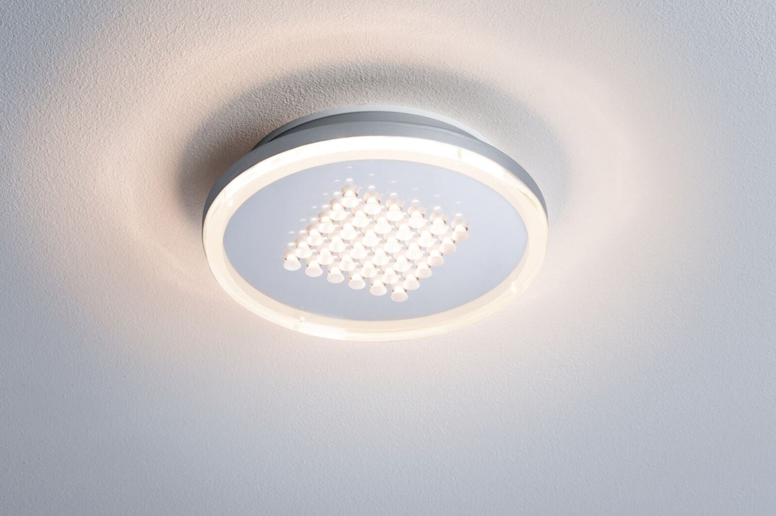 Apaļš, iebūvējams LED gaismeklis Paulmann 10 W Ø210 mm, dimmējams cena un informācija | Iebūvējamās lampas, LED paneļi | 220.lv