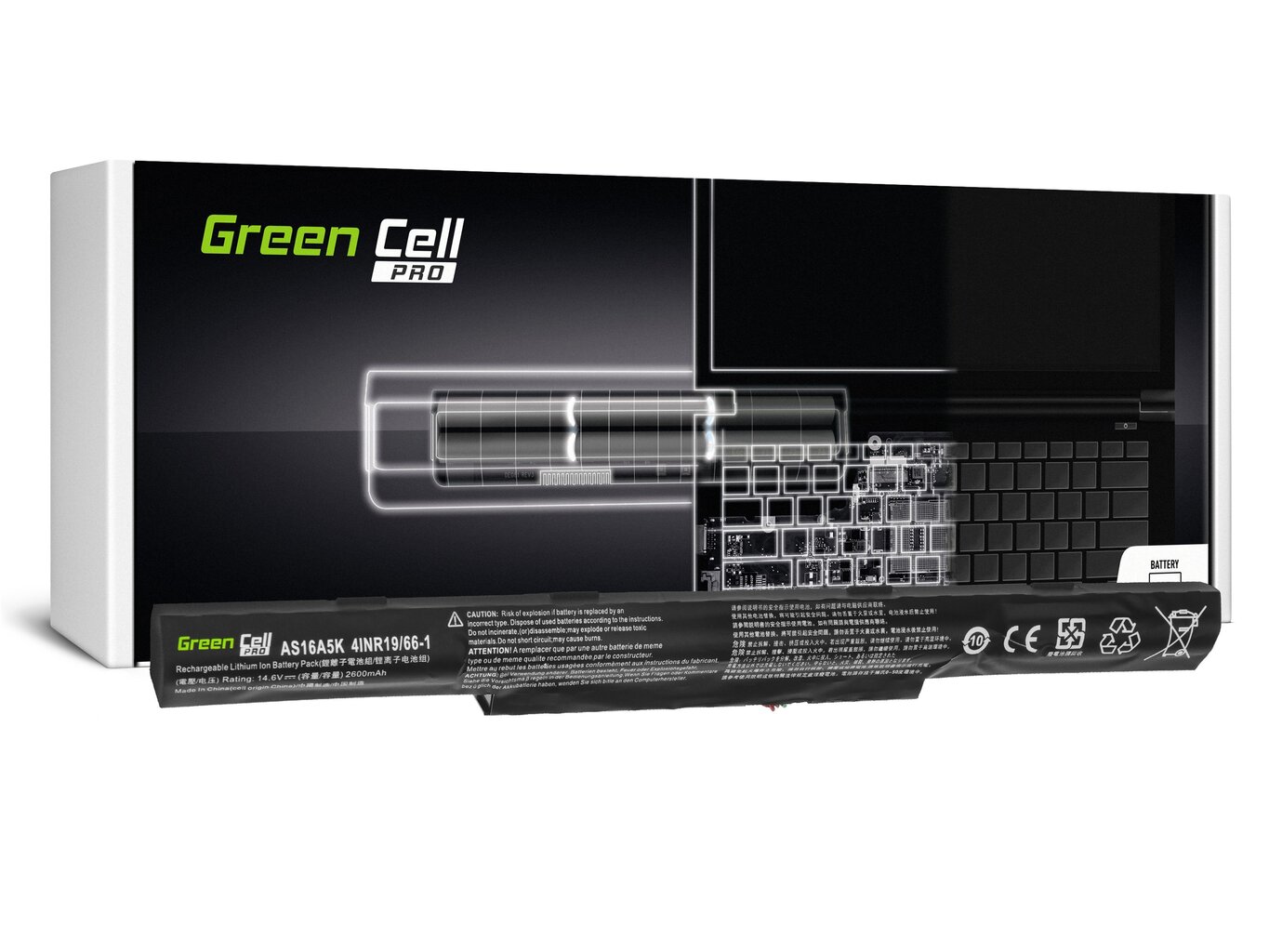 Green Cell AC51PRO цена и информация | Akumulatori portatīvajiem datoriem | 220.lv