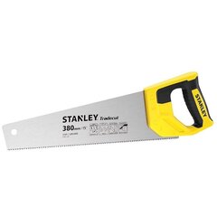 Пила по дереву Stanley Tradecut, 380 мм цена и информация | Механические инструменты | 220.lv