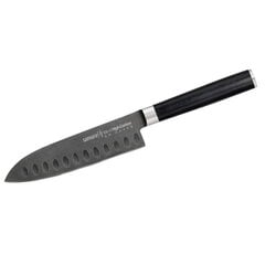 Samura MO-V Stonewash Большой сантоку 5.4''/138mm. 59HRC. из AUS 8 Японской из стали 59 HRC цена и информация | Ножи и аксессуары для них | 220.lv