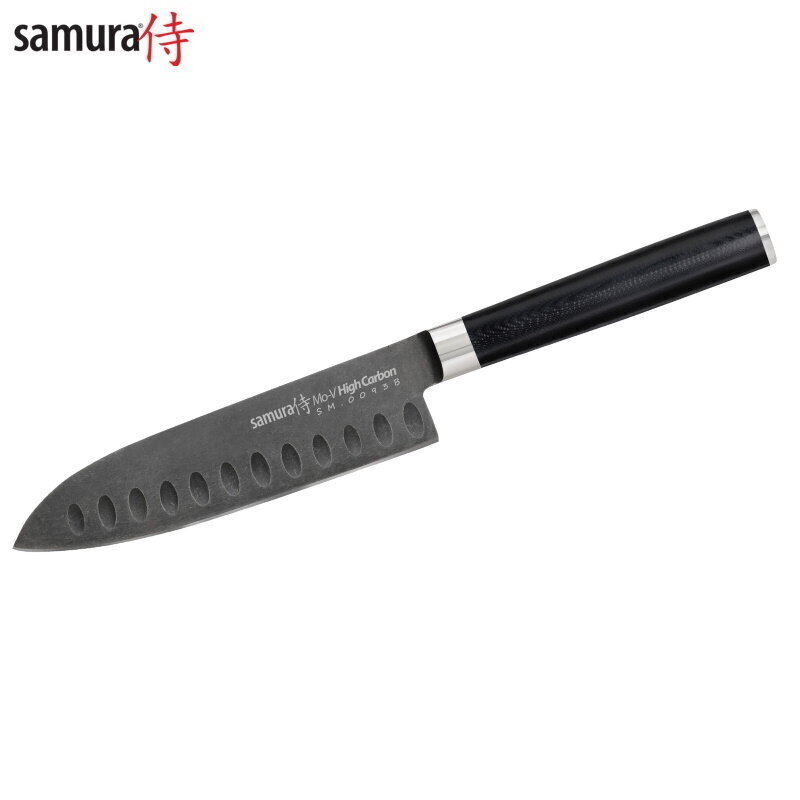 Samura MO-V Stonewash Santoku nazis, 13,8 cm cena un informācija | Naži un to piederumi | 220.lv