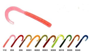 Gumijas josla Akara Twister 5 cm. Krāsa - K002 cena un informācija | Vobleri, ēsmas, vizuļi | 220.lv