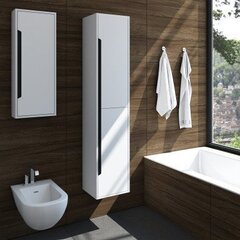 Пенал GRETA AIR, белый цена и информация | Шкафчики для ванной | 220.lv
