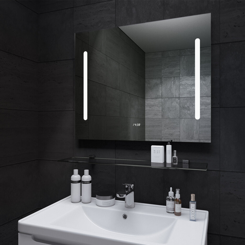 Spogulis LAVA STELLA 70x65 LED 2835IR цена и информация | Vannas istabas spoguļi | 220.lv