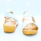 Komfortablas sandales sievietēm, baltas cena un informācija | Sieviešu sandales | 220.lv