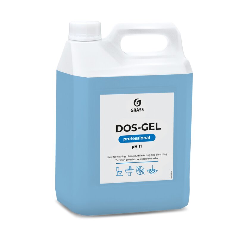 DOS GEL - attīrošs želejveida līdzeklis ar dezinfekcijas īpašībām - 5 kg cena un informācija | Tīrīšanas līdzekļi | 220.lv