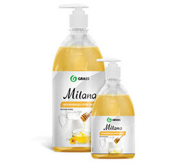 Mitrinošas krēmziepes Milana Milk & Honey, 1000 ml cena un informācija | Ziepes | 220.lv