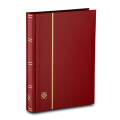 Albums pastmarkām Leuchtturm BASIC LS 4/32, formāts A4, 64 melnas lappuses, sarkans cena un informācija | Numismātika, filatēlija | 220.lv