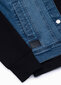 Vīriešu džinsa jaka C322 - džinss / melna цена и информация | Vīriešu virsjakas | 220.lv
