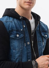 Мужская джинсовая куртка Ombre C322 цена и информация | Мужские куртки | 220.lv