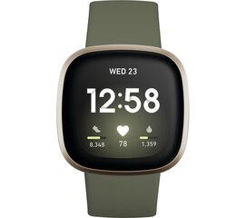 Fitbit Versa 3 Olive/Soft Gold cena un informācija | Viedpulksteņi (smartwatch) | 220.lv