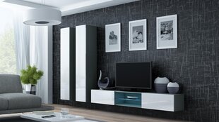 Секция Cama Meble Vigo19, серая/белая цена и информация | Секции | 220.lv